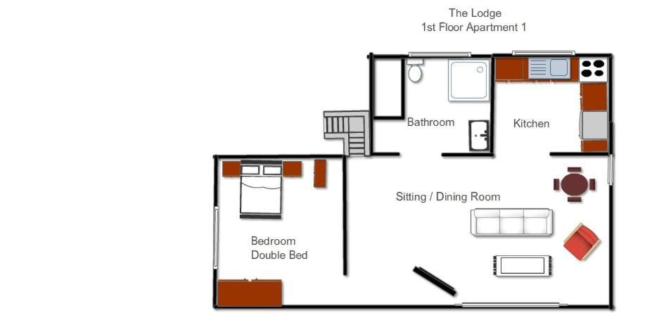 Old School Apartment 1 First Floor Bury St. Edmunds Bagian luar foto